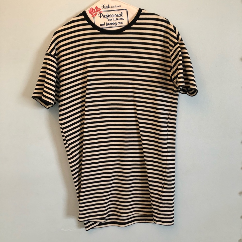 Striped t-shirt dress
